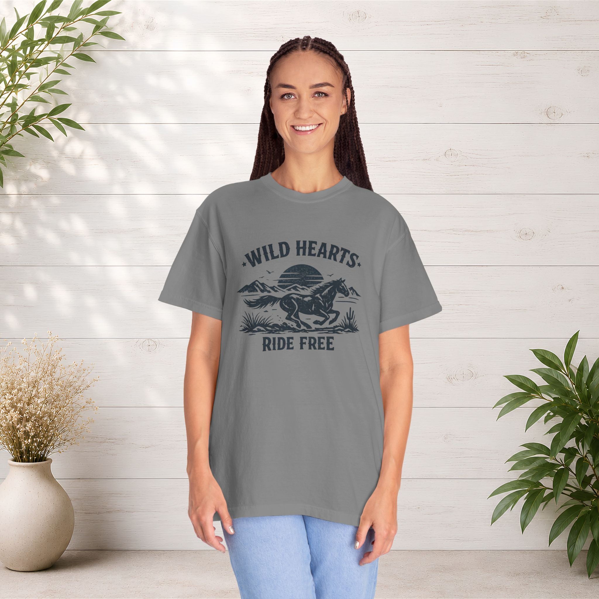 Wild Hearts Ride Free T-Shirt – Vintage Horseback Adventure Tee