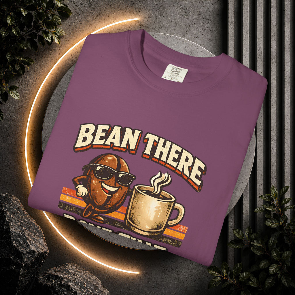 Coffee T-Shirt — "Bean There Done That" Retro Coffee Shirt
