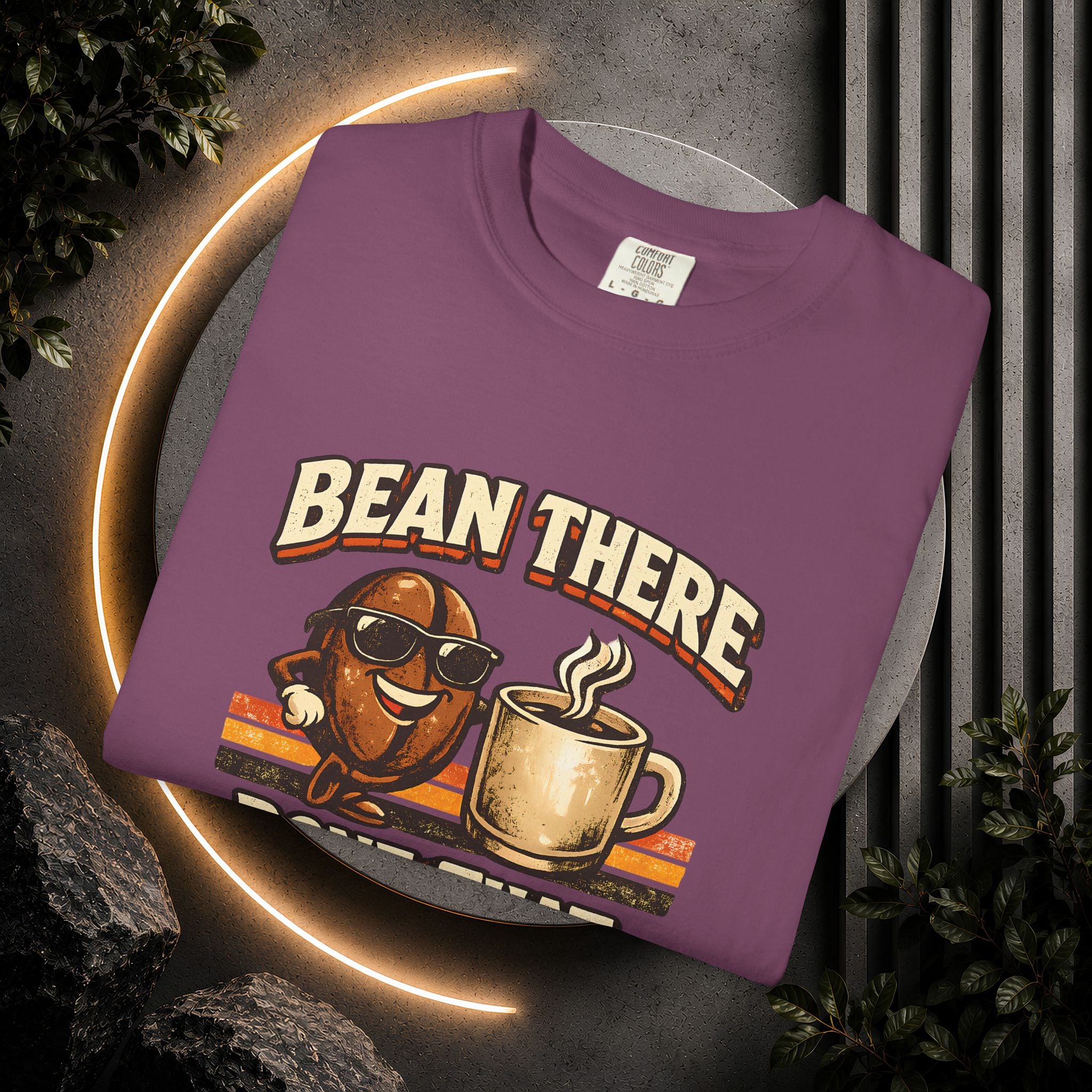 Coffee T-Shirt — "Bean There Done That" Retro Coffee Shirt