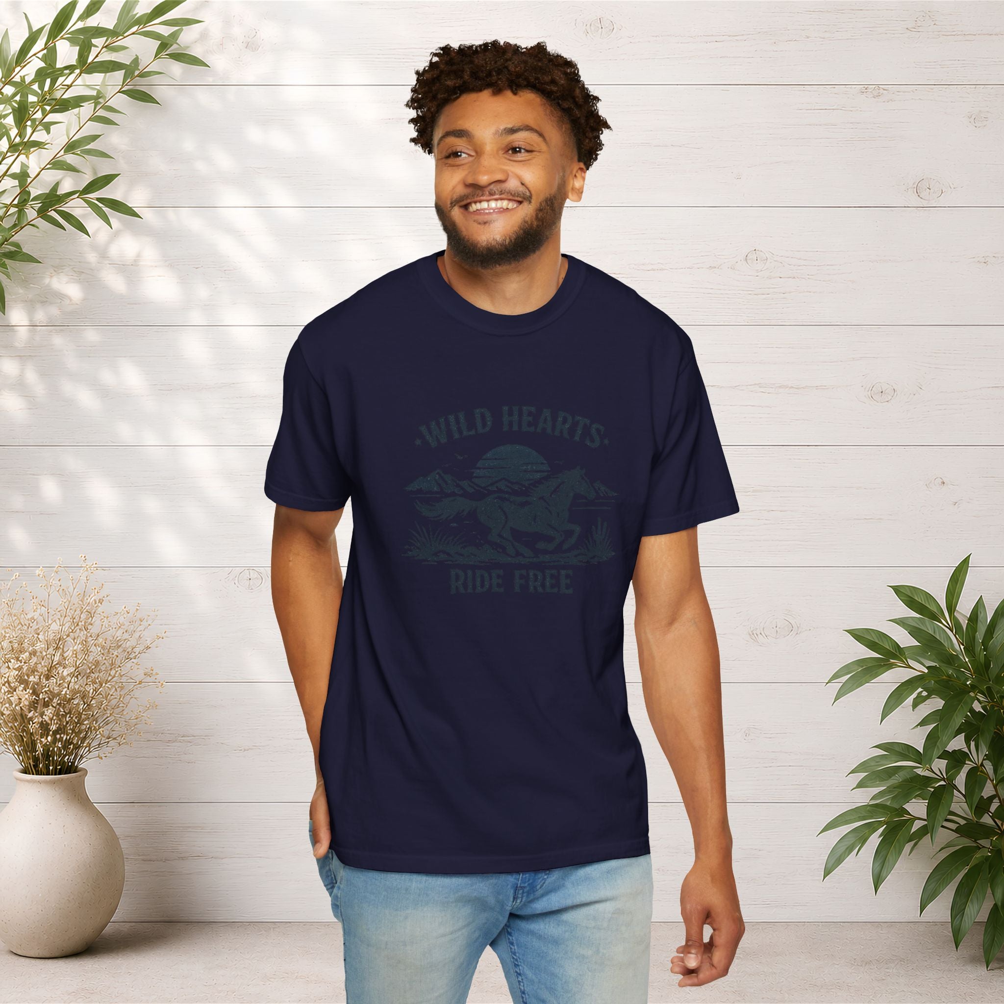 Wild Hearts Ride Free T-Shirt – Vintage Horseback Adventure Tee