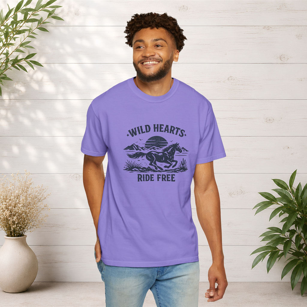 Wild Hearts Ride Free T-Shirt – Vintage Horseback Adventure Tee