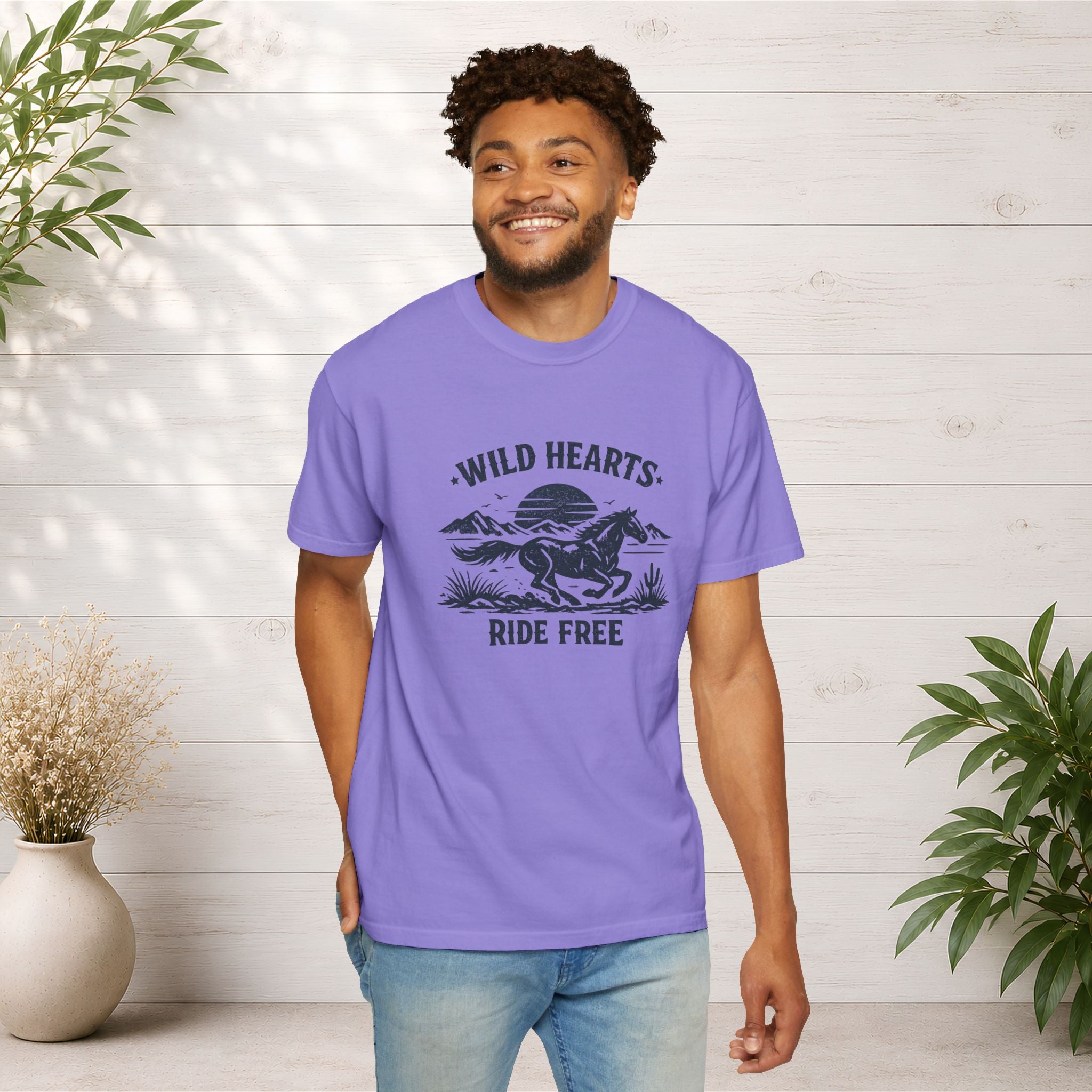 Wild Hearts Ride Free T-Shirt – Vintage Horseback Adventure Tee