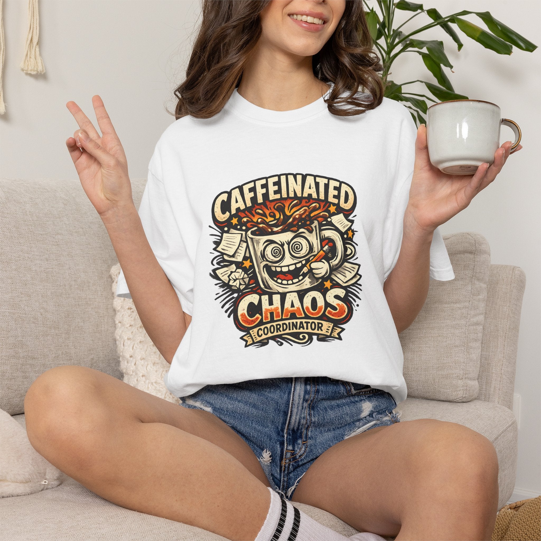 Caffeinated Chaos Coordinator T-Shirt