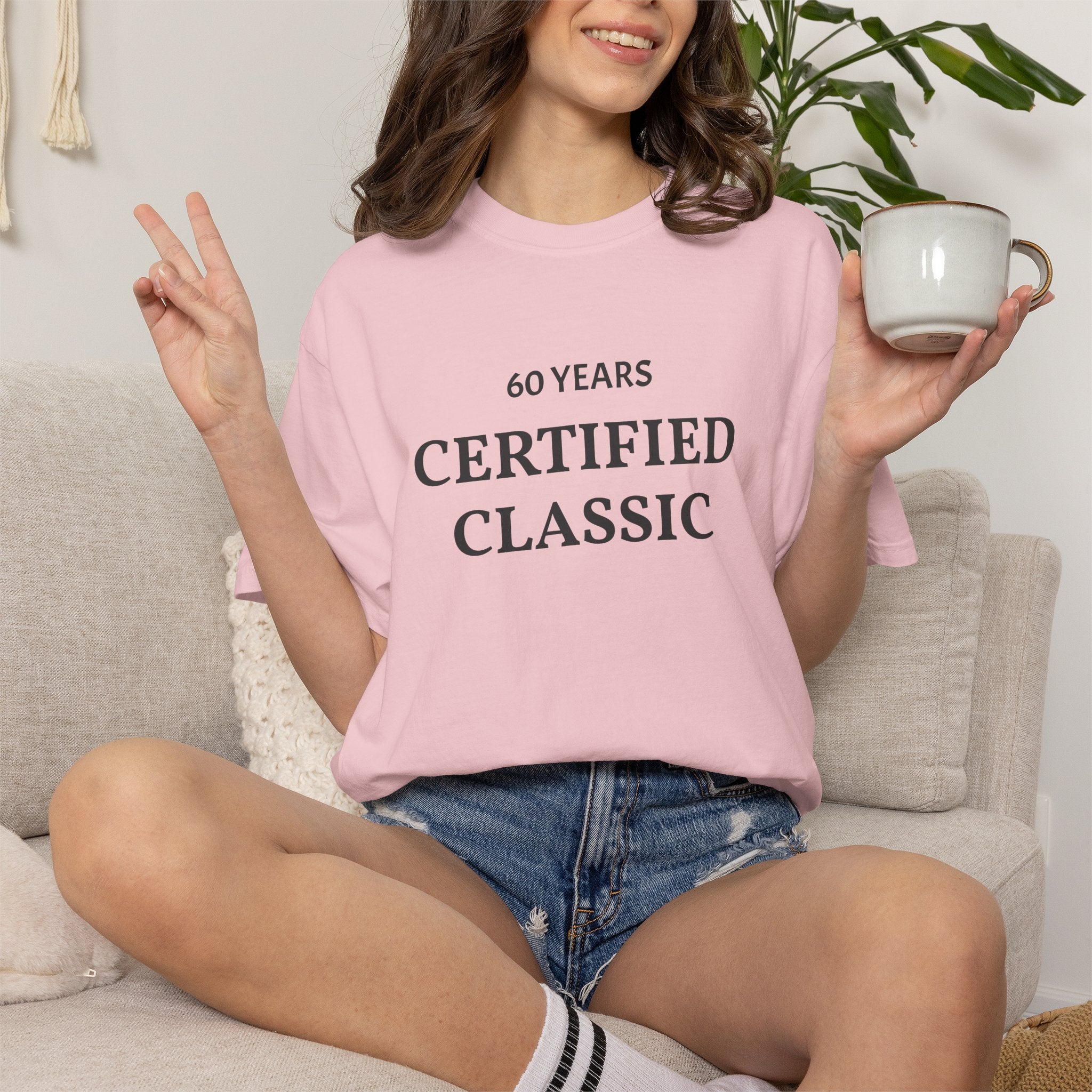 Custom Text "Certified Classic" T-Shirt — Personalized Text Tee