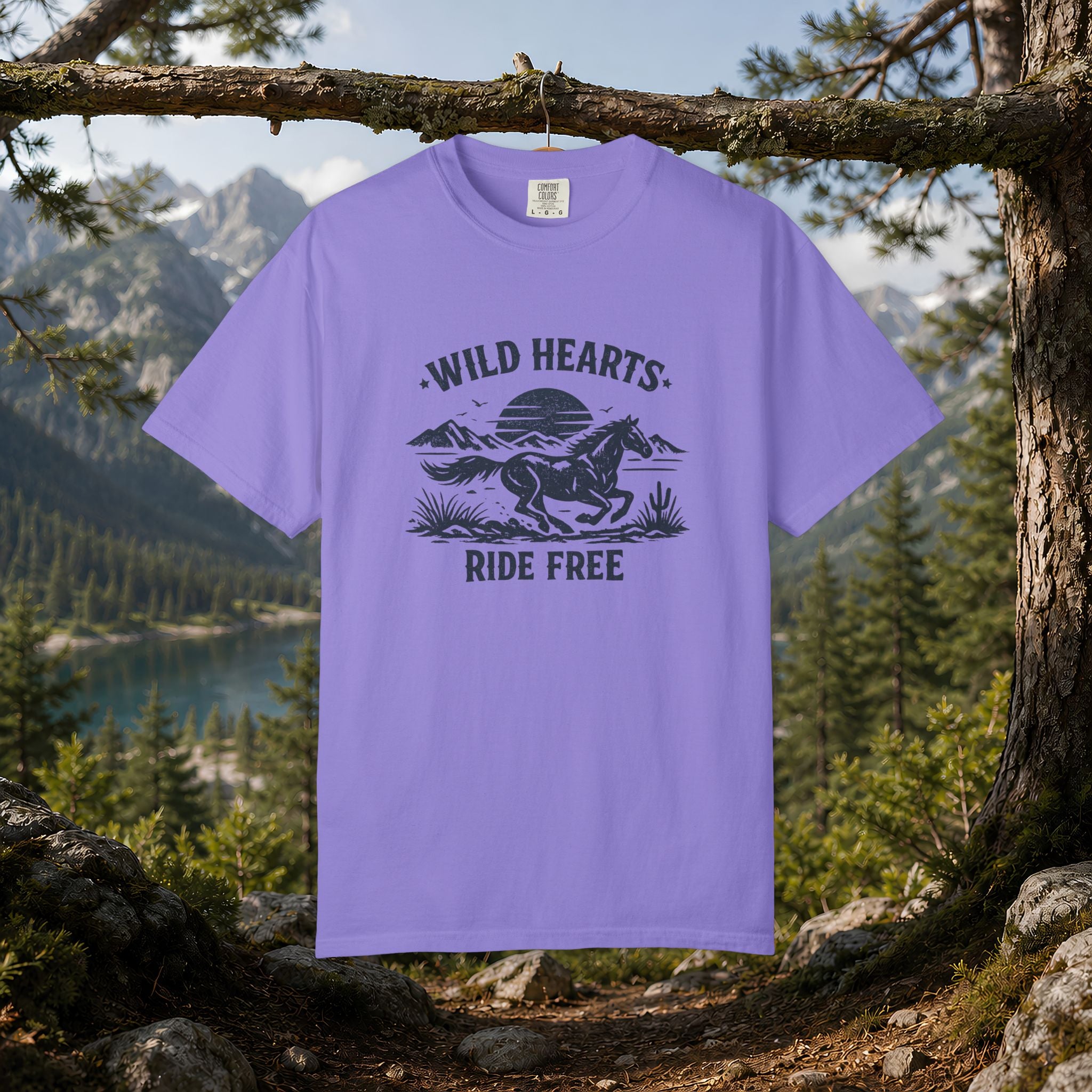 Wild Hearts Ride Free T-Shirt – Vintage Horseback Adventure Tee