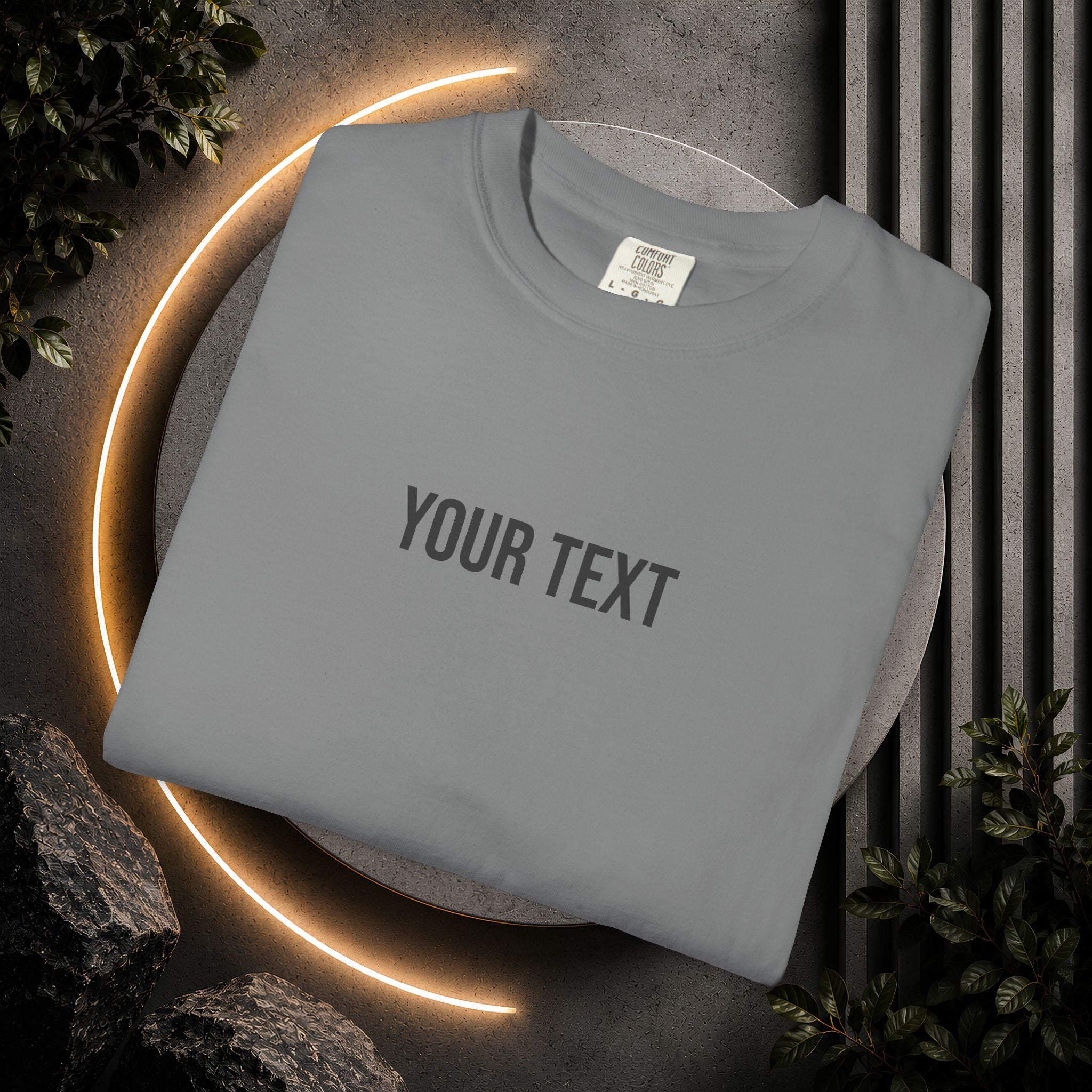 Custom Text T-Shirt — Personalized Text Tee