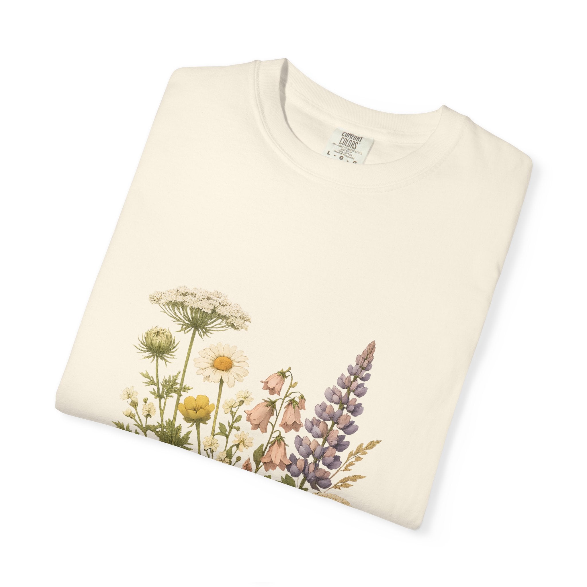 Wildflower Bouquet T-shirt | Botanical Meadow Floral Print