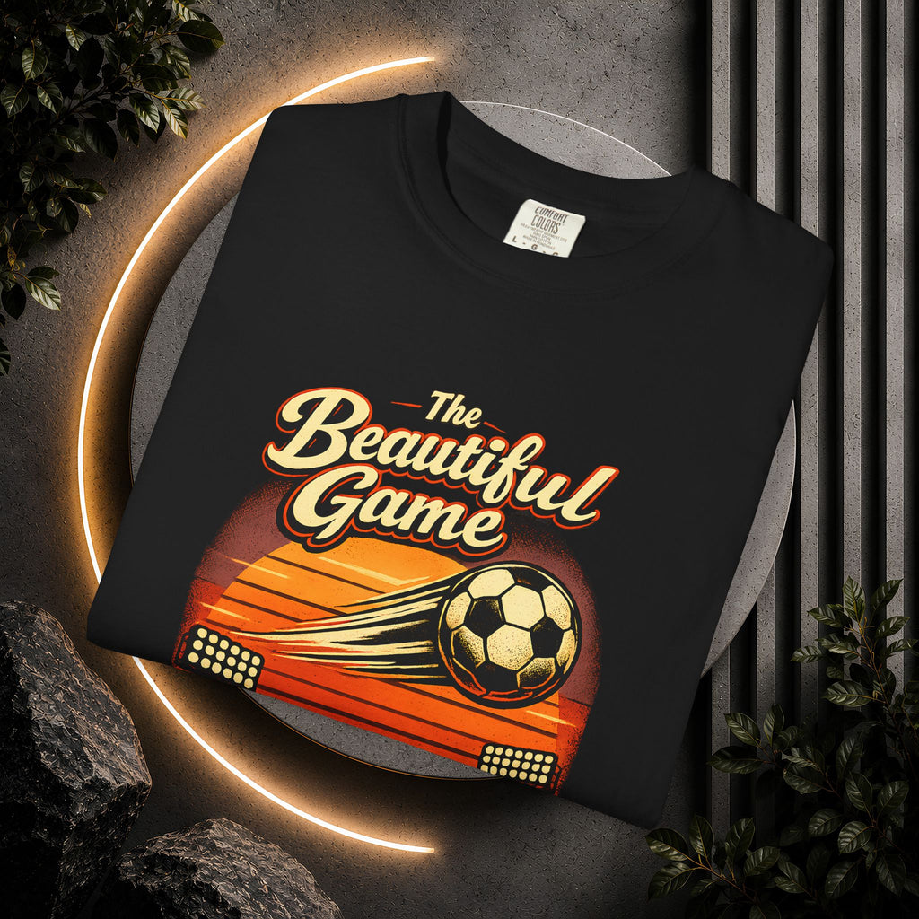 Soccer Vintage Sunset T-Shirt — "The Beautiful Game"
