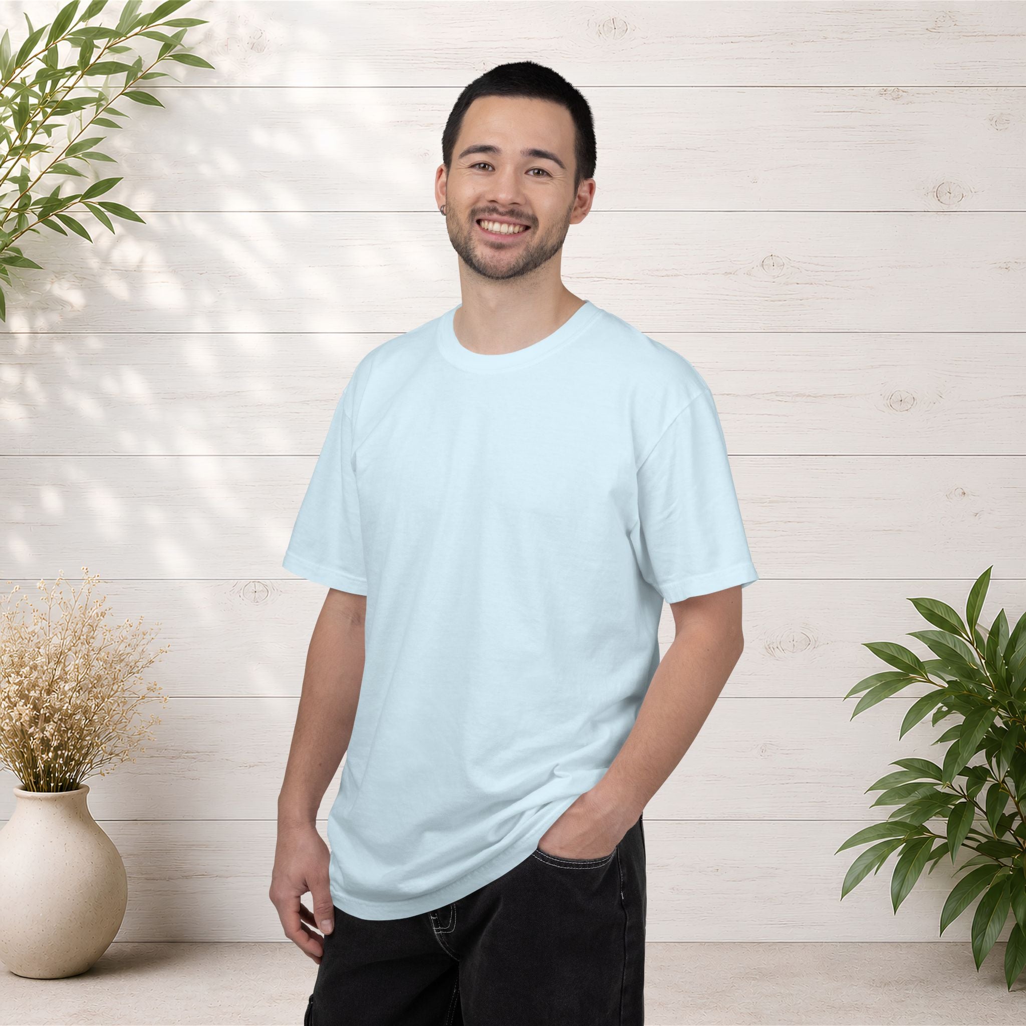 Custom Image Back T-Shirt - Add Your Own Image