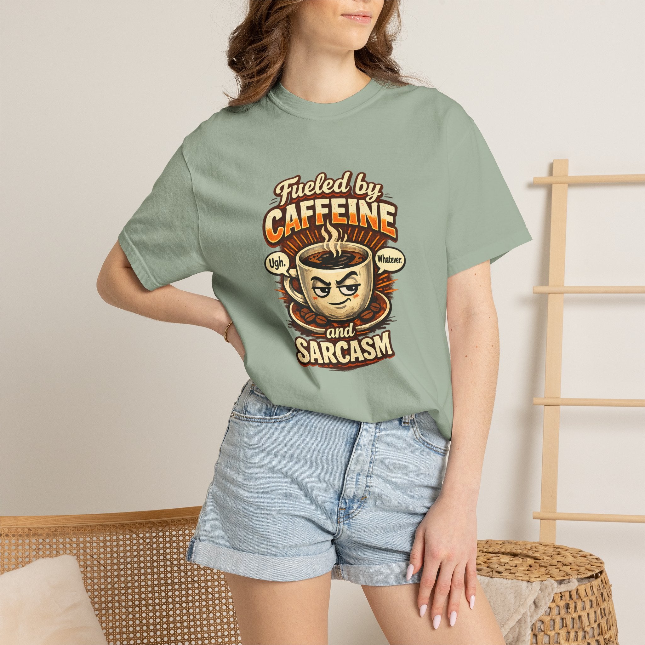 Fueled by Caffeine and Sarcasm T-Shirt
