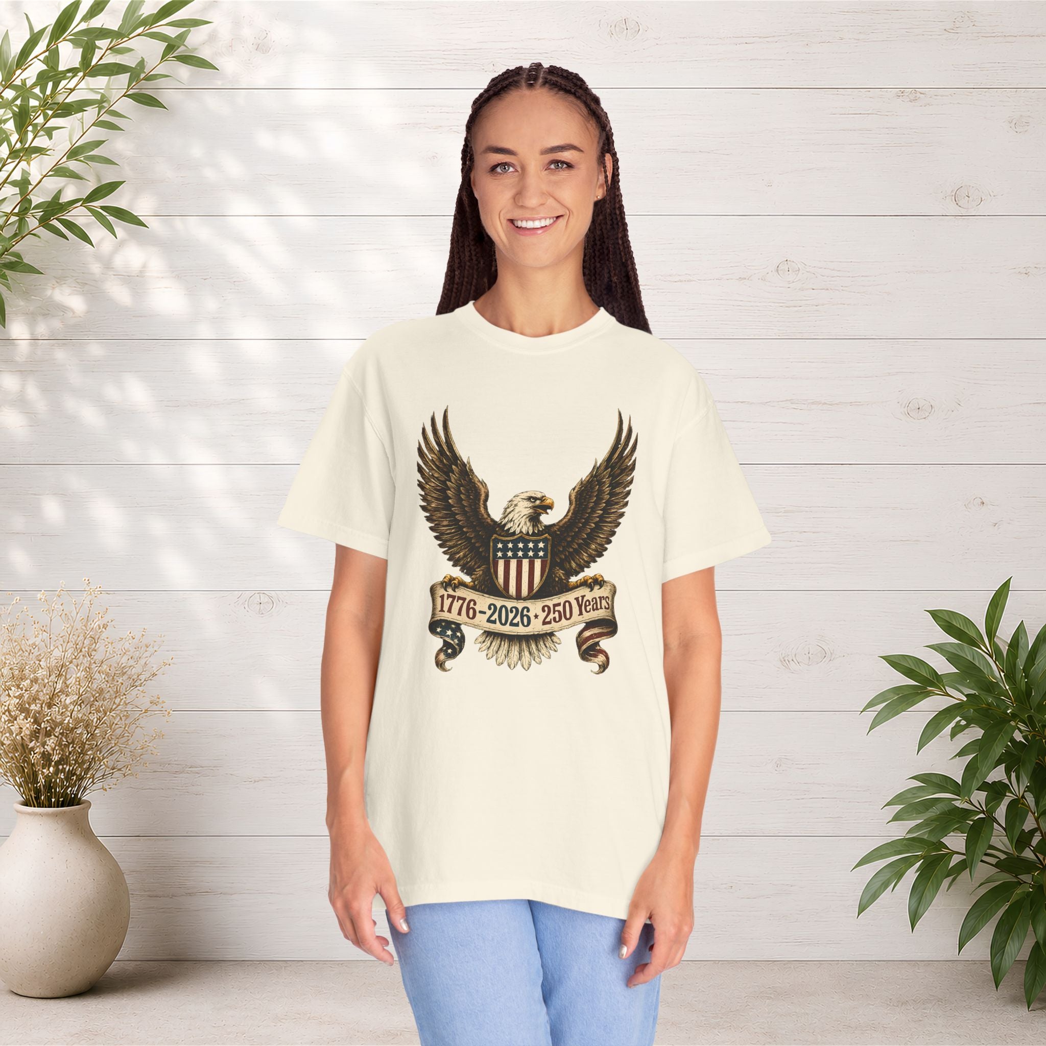 American Eagle 1776-2026 250 Years T-shirt | Patriotic Independence Tee