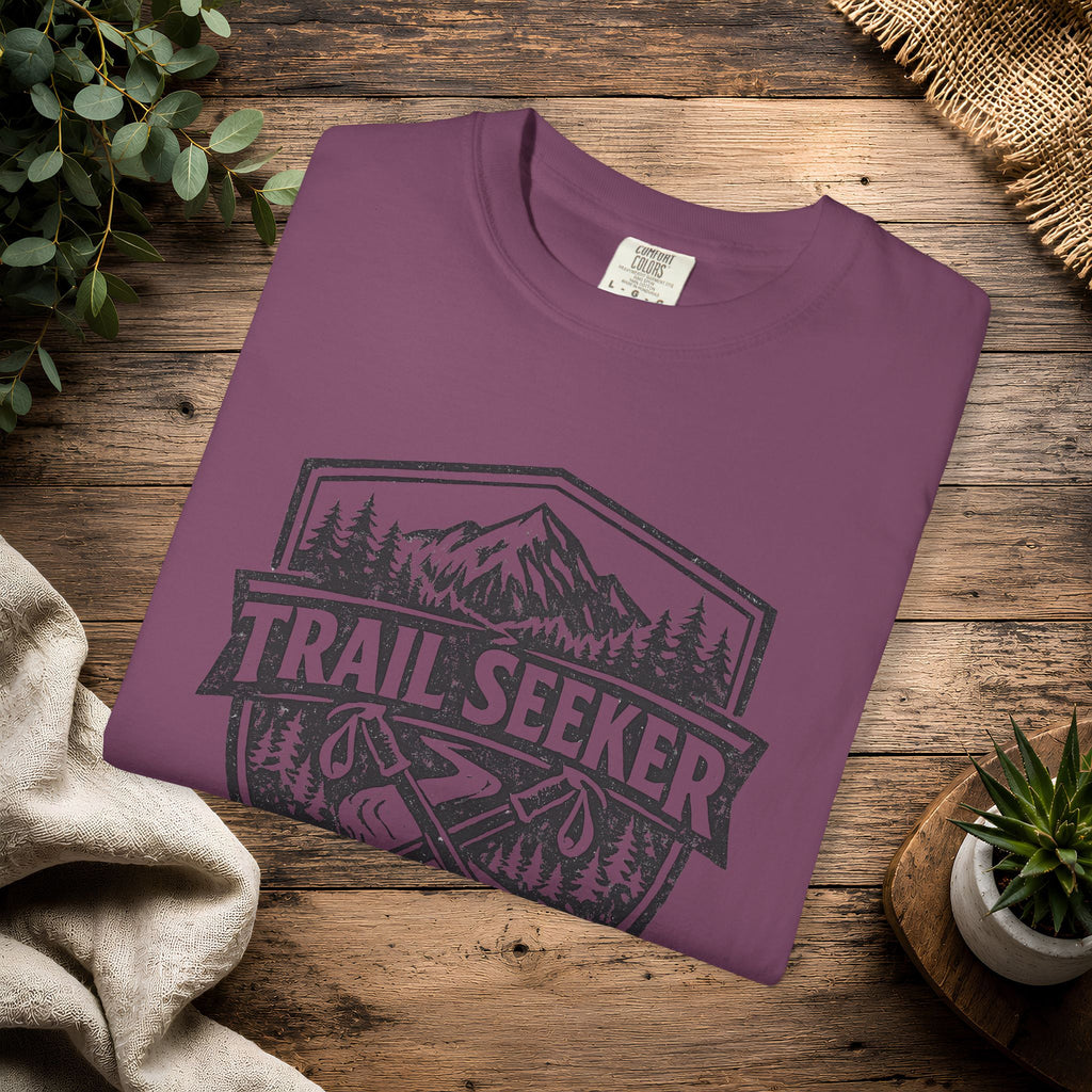 Trail Seeker T‑Shirt — Vintage Mountain Hiking Tee