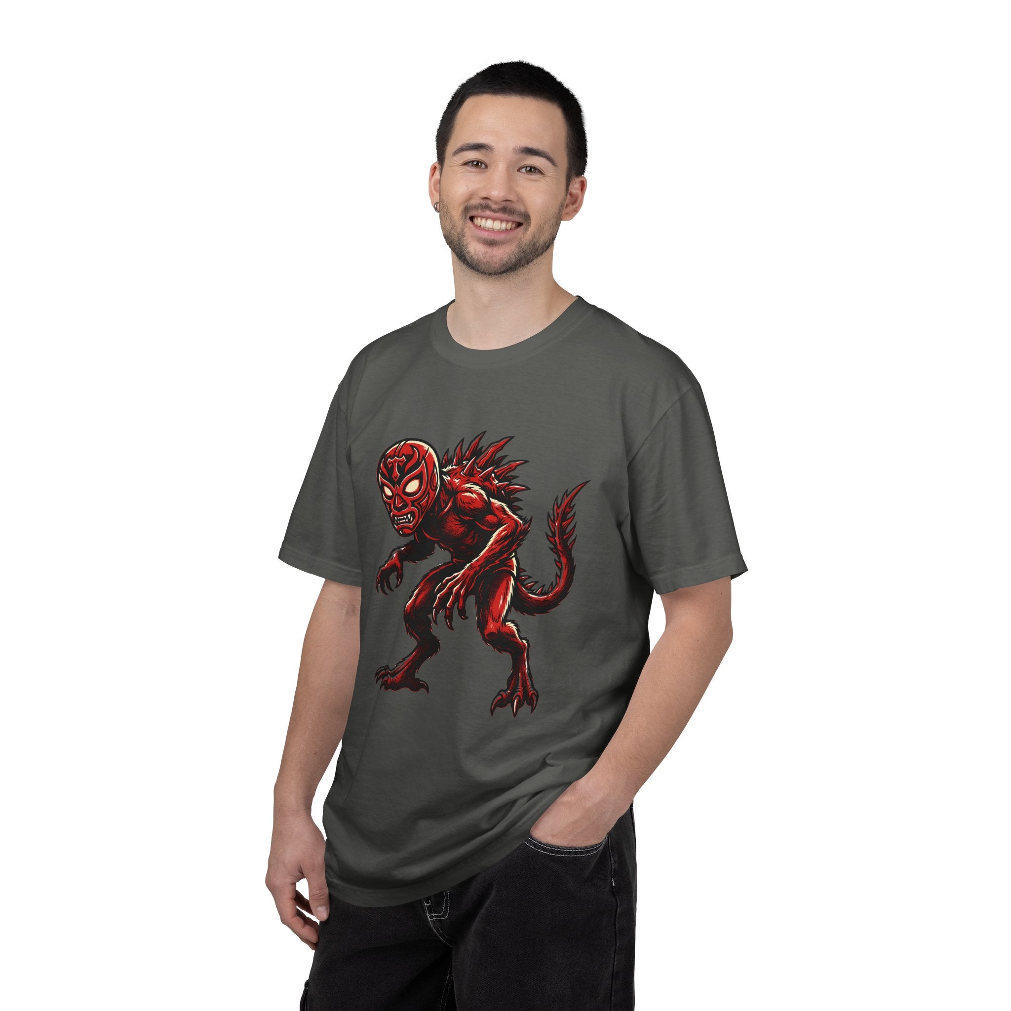 Chupacabra Cryptid Wrestler Tee T-shirt | Cryptid Shirt