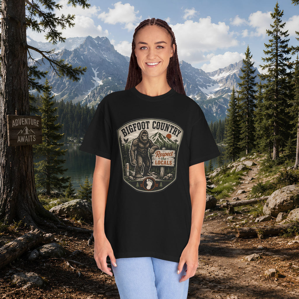 Bigfoot Country T-Shirt — Respect the Locals Outdoor Graphic Tee
