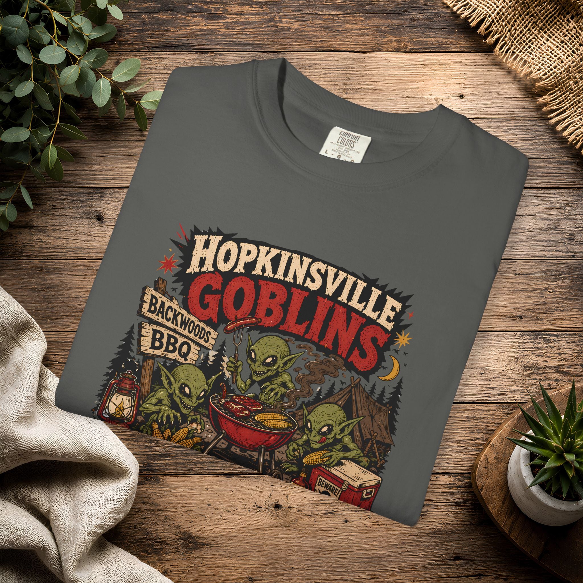 Hopkinsville Goblins Cookout T-Shirt — Funny BBQ Festival Tee