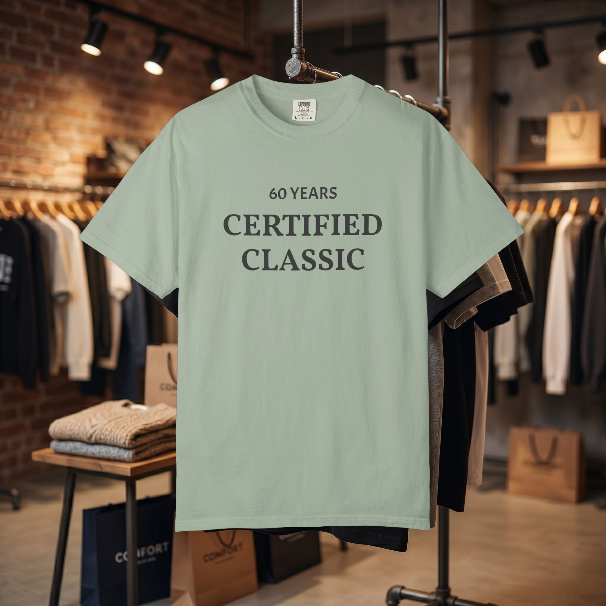 Custom Text "Certified Classic" T-Shirt — Personalized Text Tee