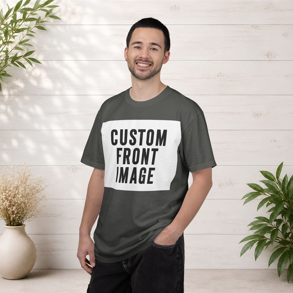 Custom Landscape Image Front T-Shirt - Add Your Own Image