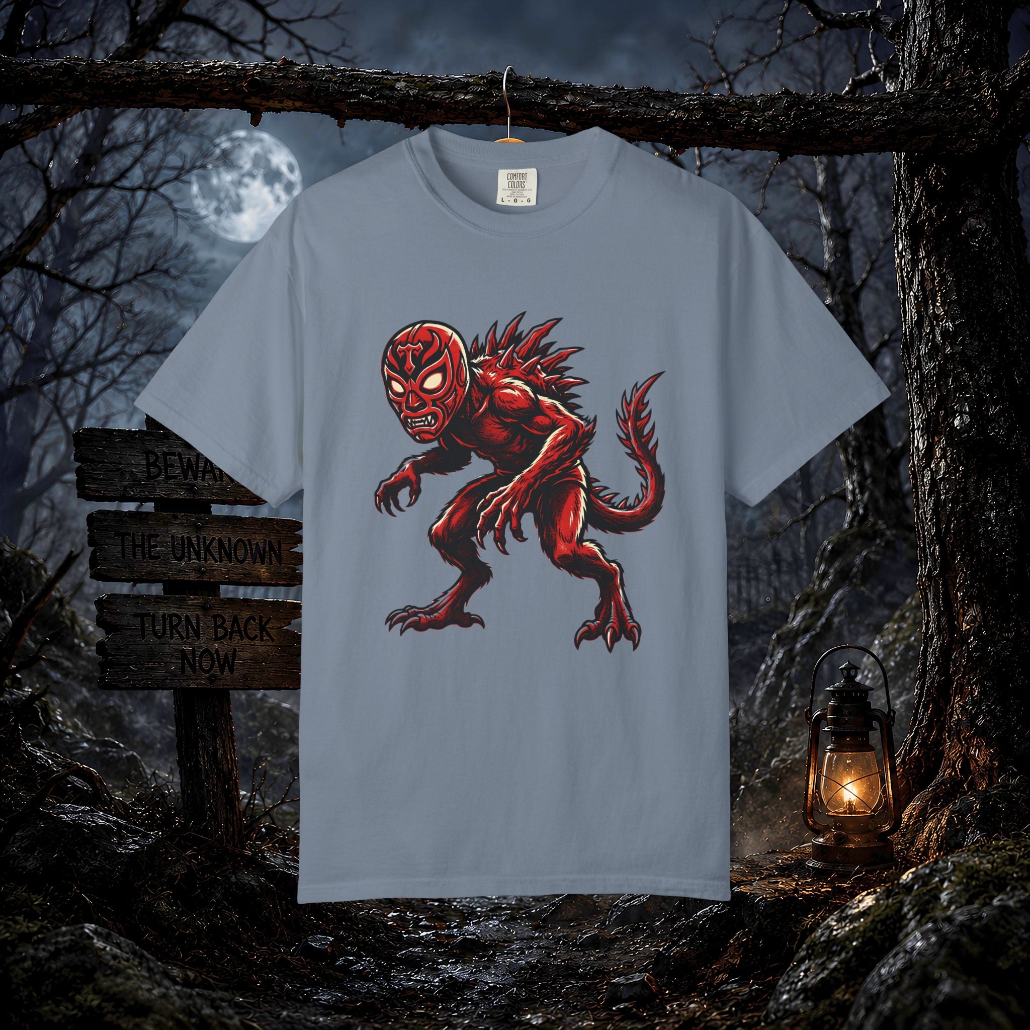 Chupacabra Cryptid Wrestler Tee T-shirt | Cryptid Shirt
