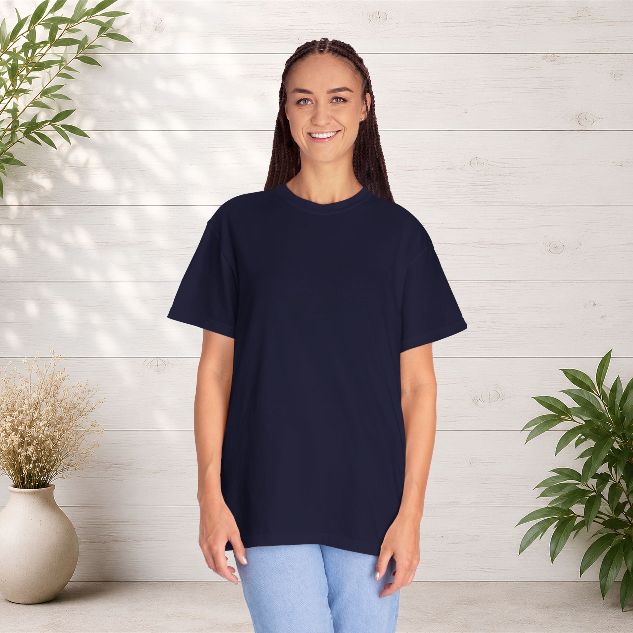 Custom Image Back T-Shirt - Add Your Own Image