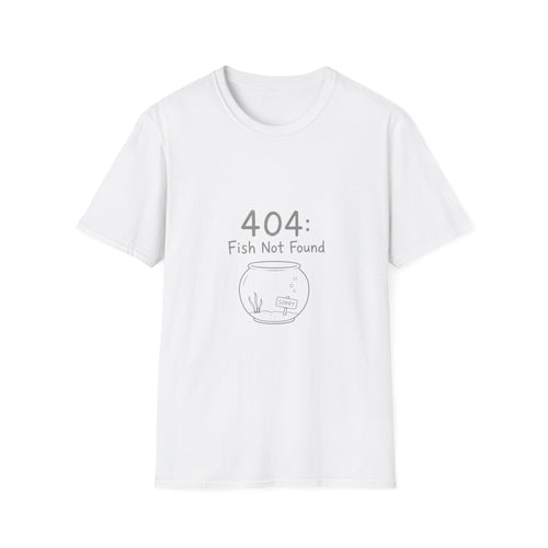 404 Fish Not Found T-Shirt | Funny Fish Bowl Graphic Tee