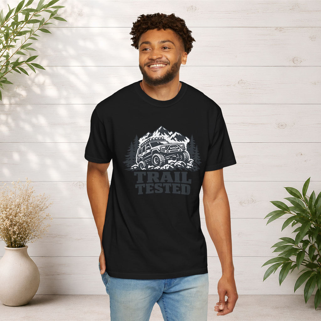 Trail Tested T-Shirt — Off-Road Jeep Mountain Adventure Tee