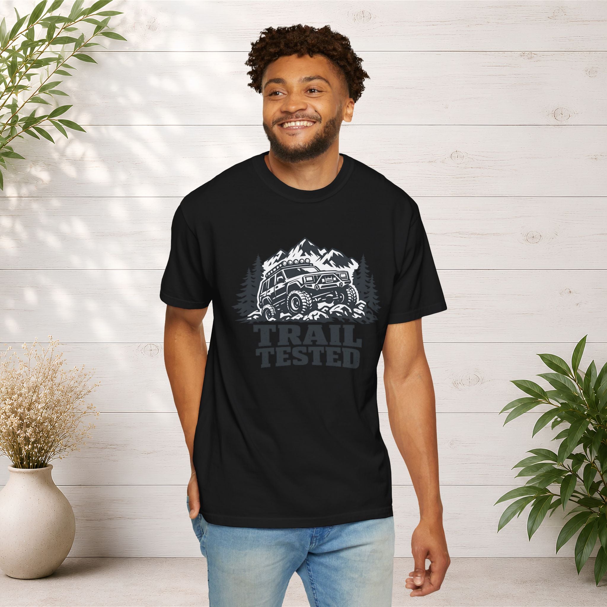Trail Tested T-Shirt — Off-Road Jeep Mountain Adventure Tee