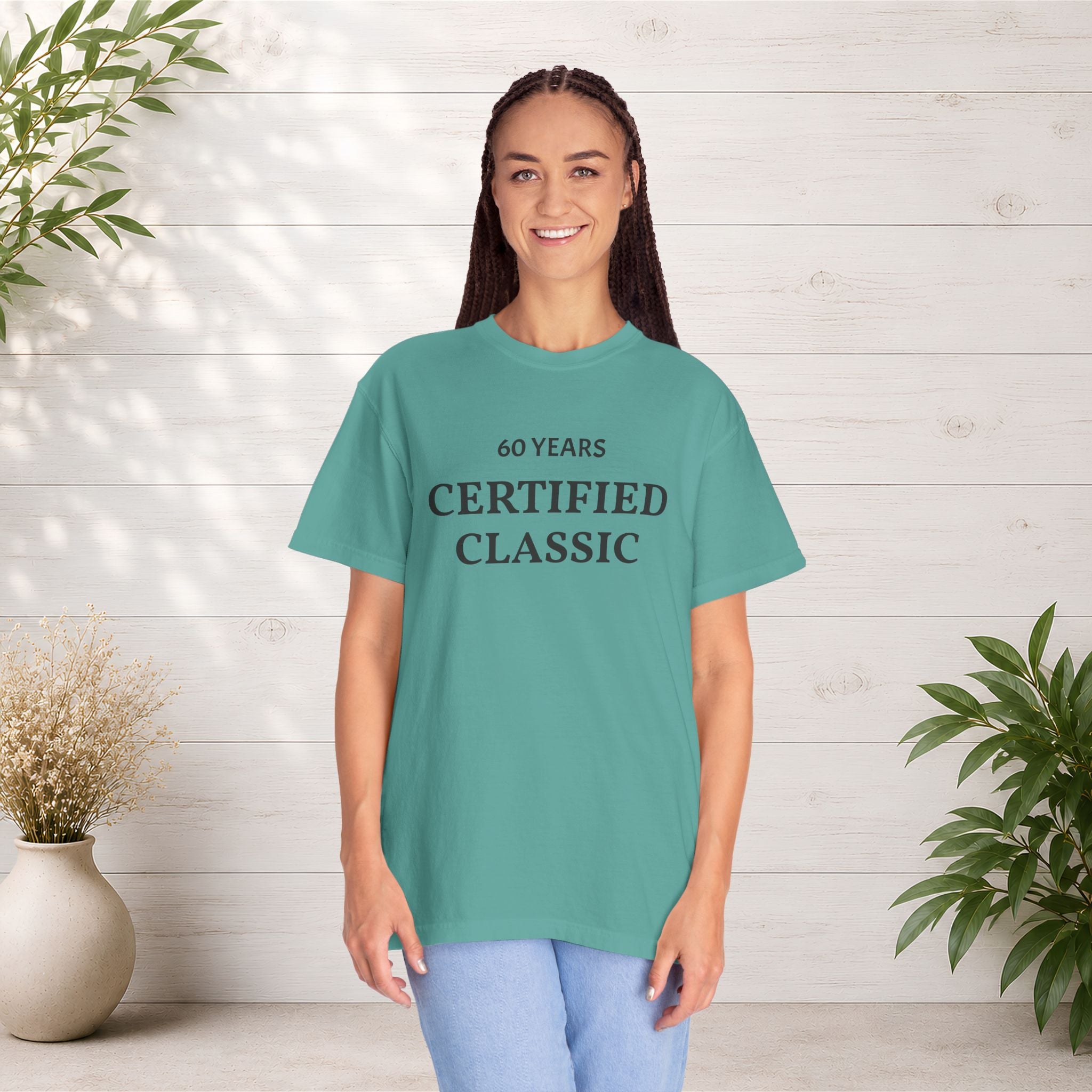 Custom Text "Certified Classic" T-Shirt — Personalized Text Tee