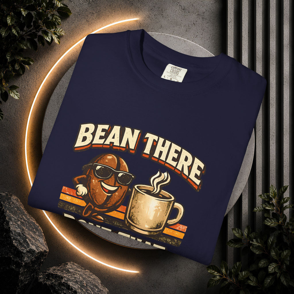 Coffee T-Shirt — "Bean There Done That" Retro Coffee Shirt