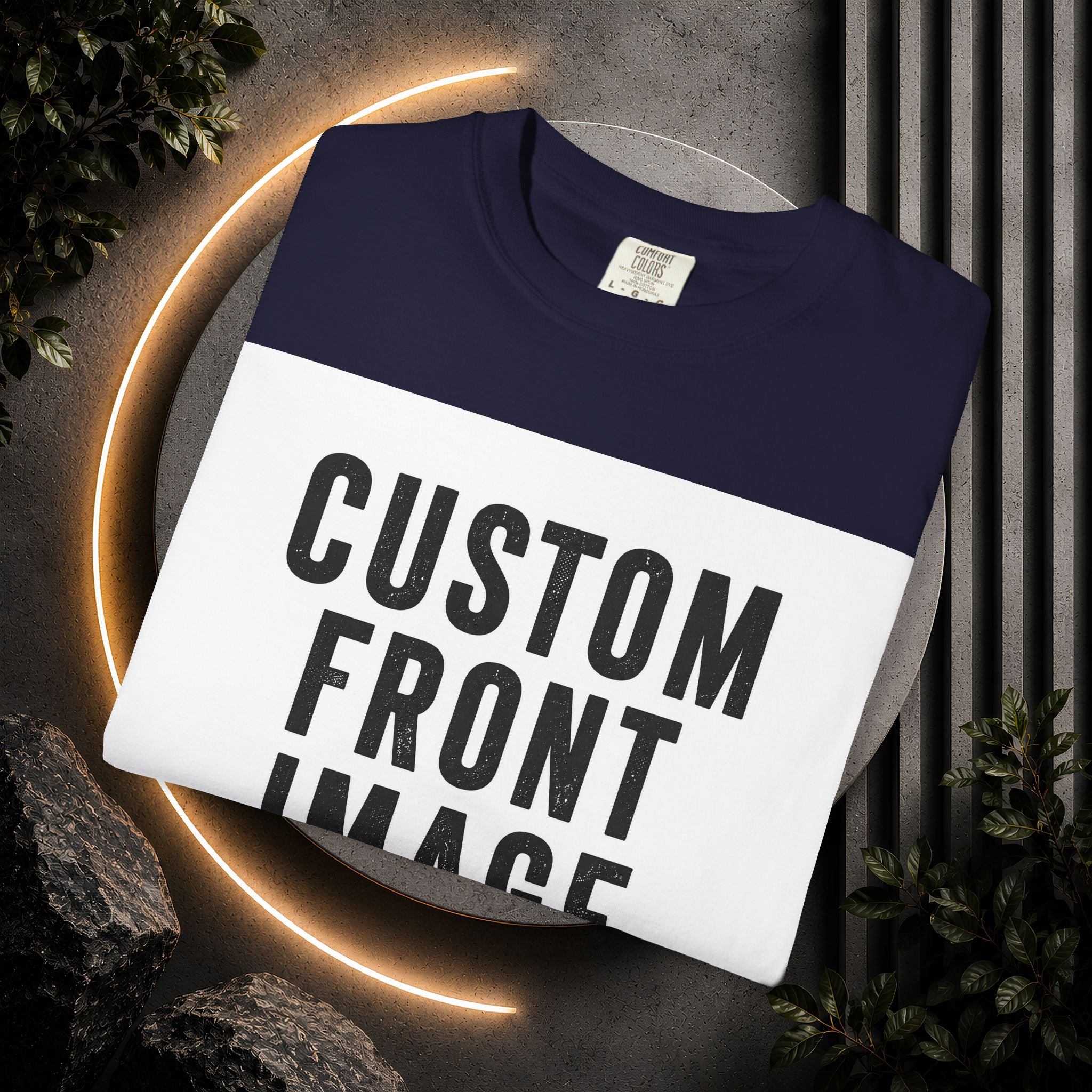 Custom Landscape Image Front T-Shirt - Add Your Own Image