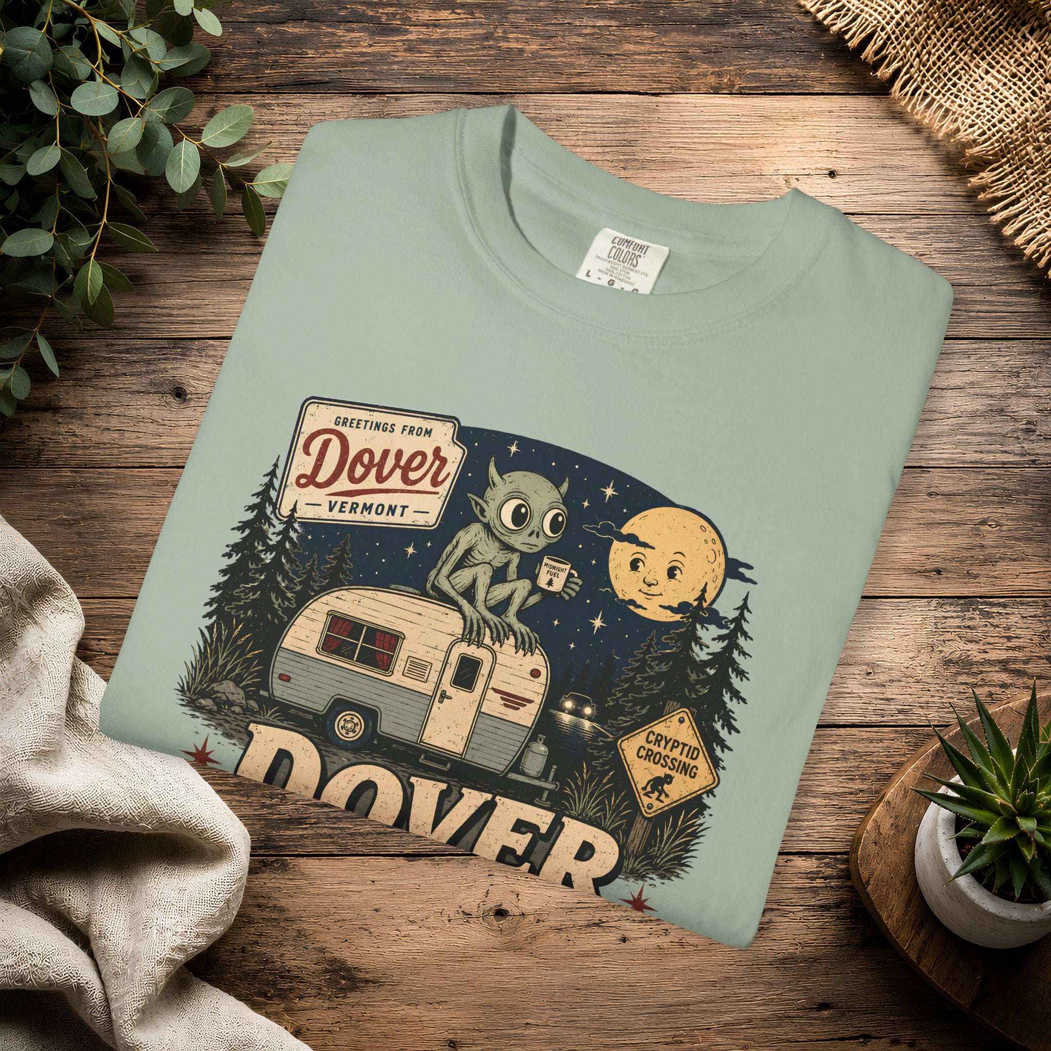 Dover Demon Midnight Camper T-Shirt — Vintage RV Camping Tee