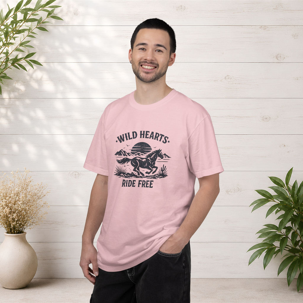 Wild Hearts Ride Free T-Shirt – Vintage Horseback Adventure Tee