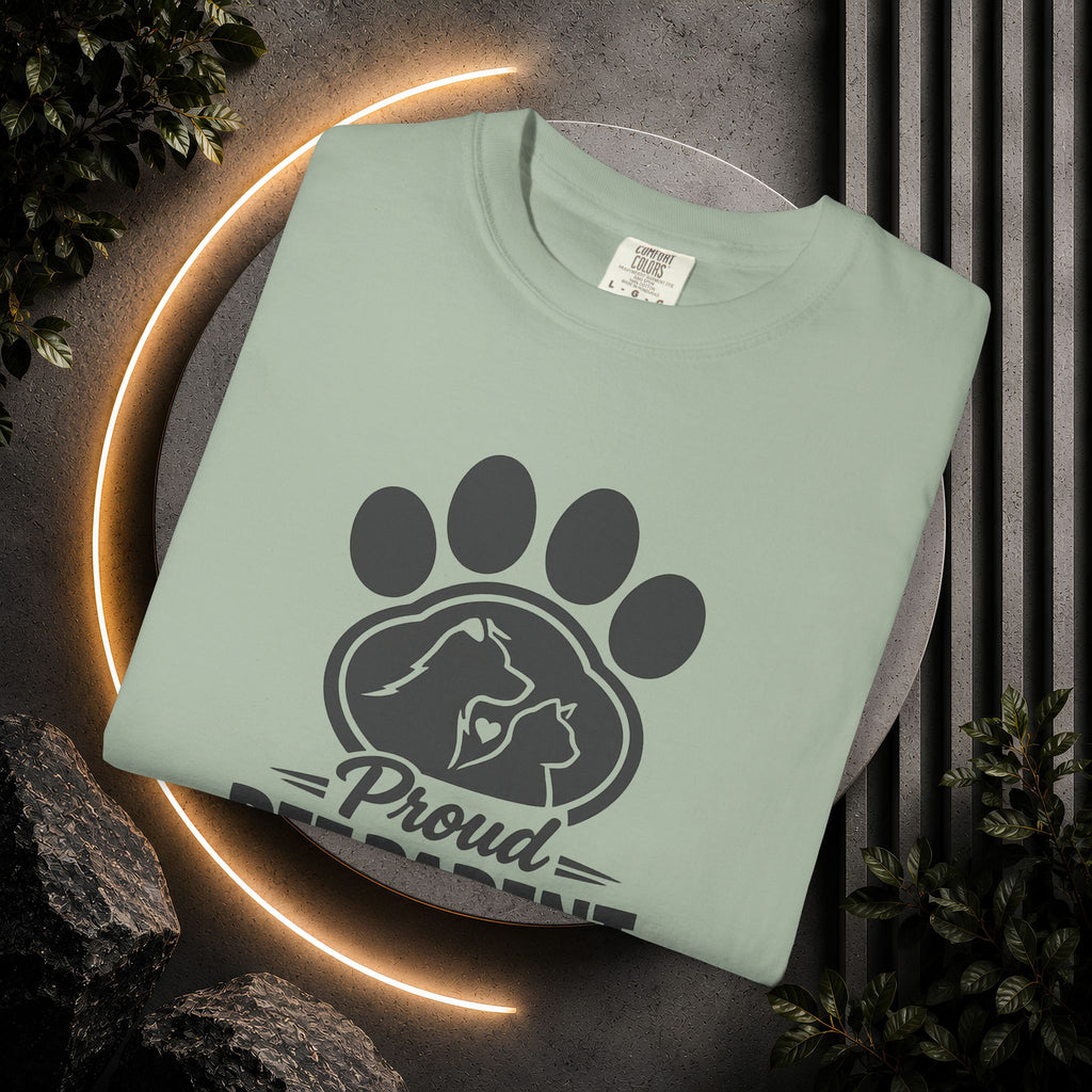 Proud Pet Parent T-Shirt — Paw Print Dog & Cat Shirt for Animal Lovers