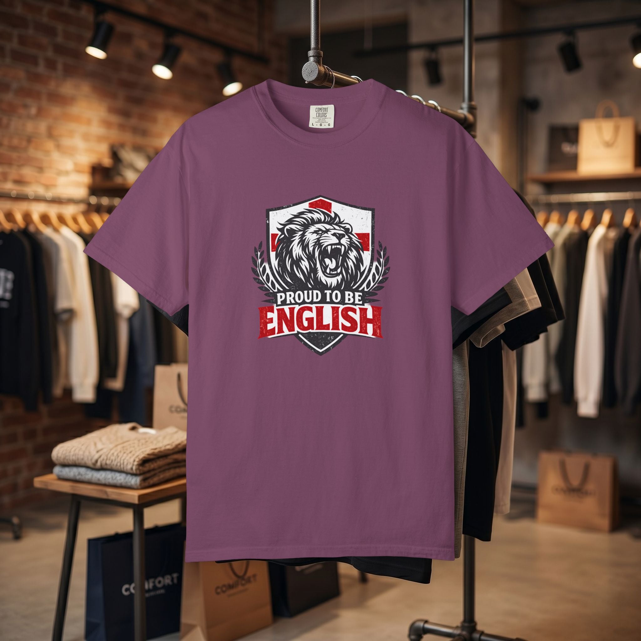 Proud to Be English T-Shirt — Lion Crest Tee