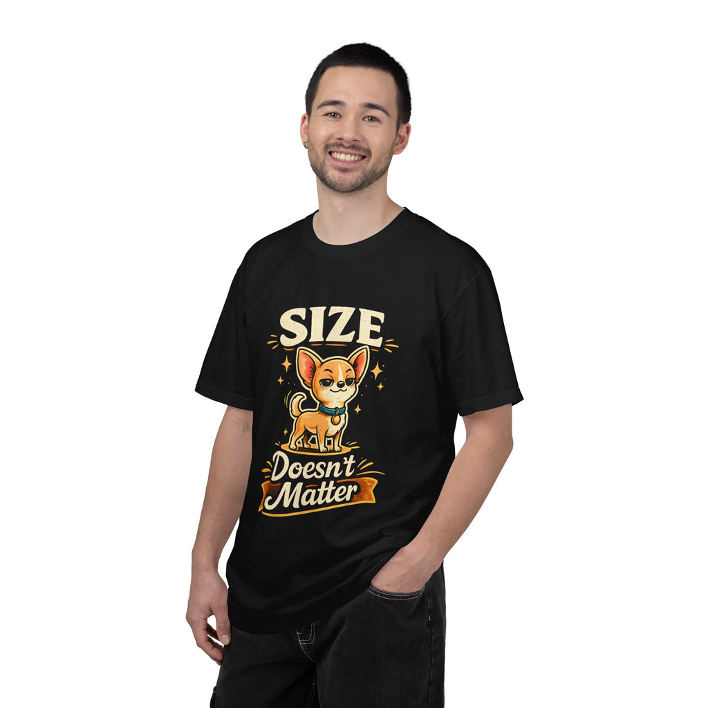 Size Doesnt Matter Chihuahua T-Shirt | Cute Dog Graphic Tee