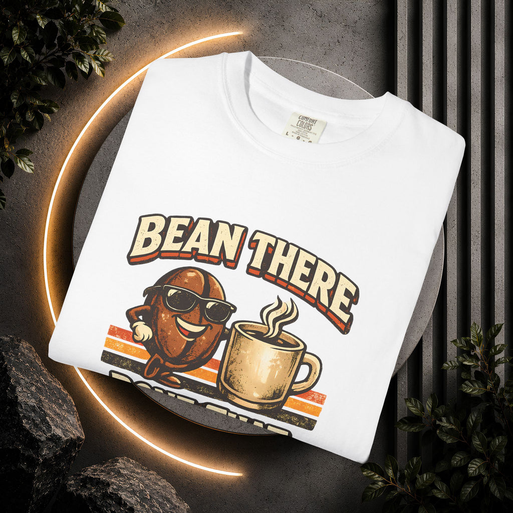 Coffee T-Shirt — "Bean There Done That" Retro Coffee Shirt