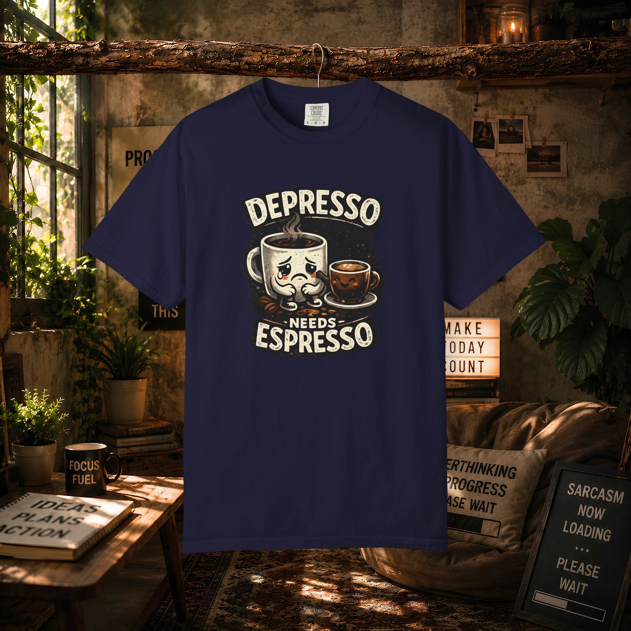 Depresso Needs Espresso T-Shirt