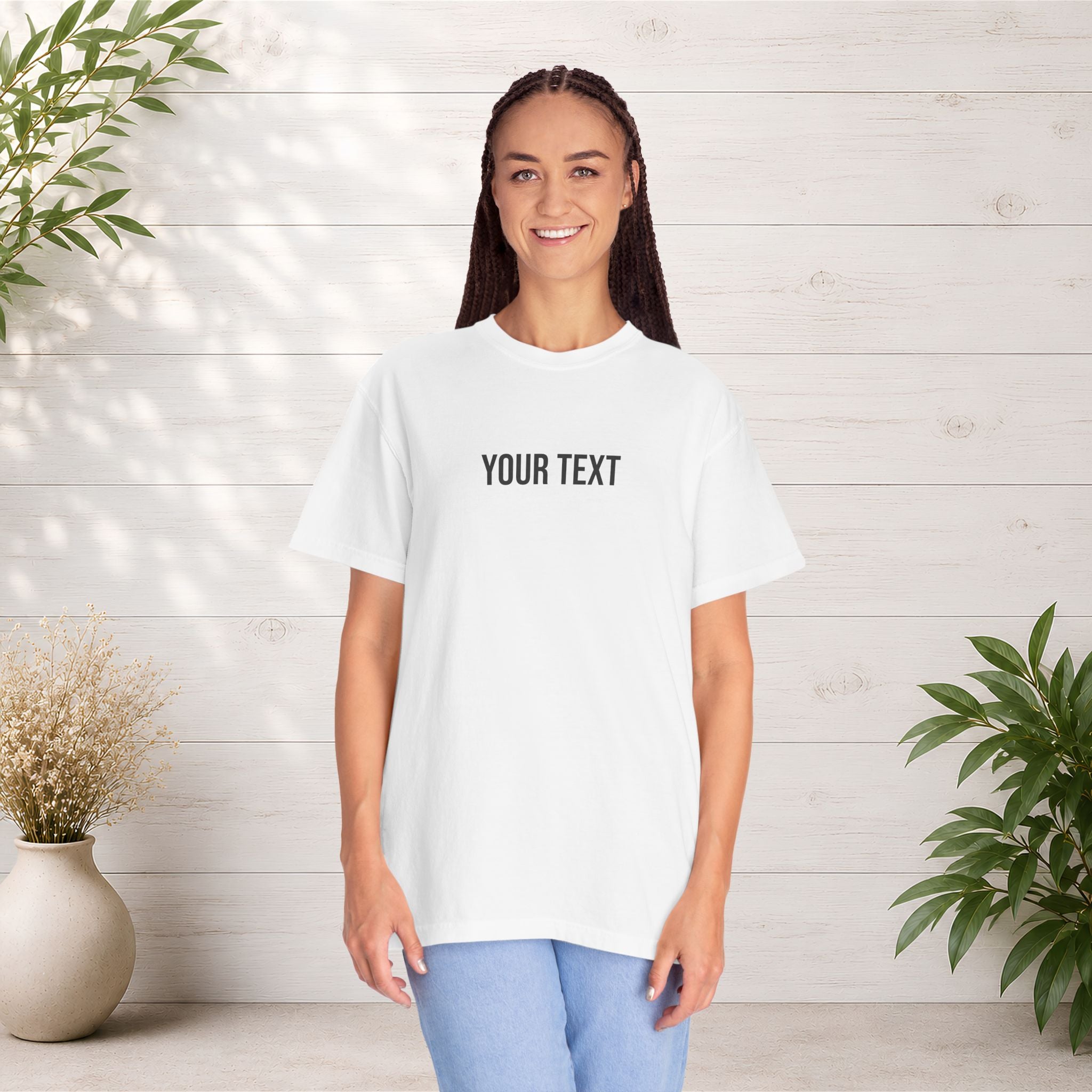 Custom Text T-Shirt — Personalized Text Tee