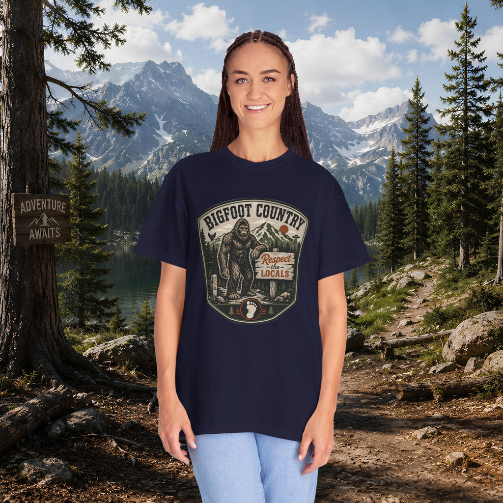 Bigfoot Country T-Shirt — Respect the Locals Outdoor Graphic Tee