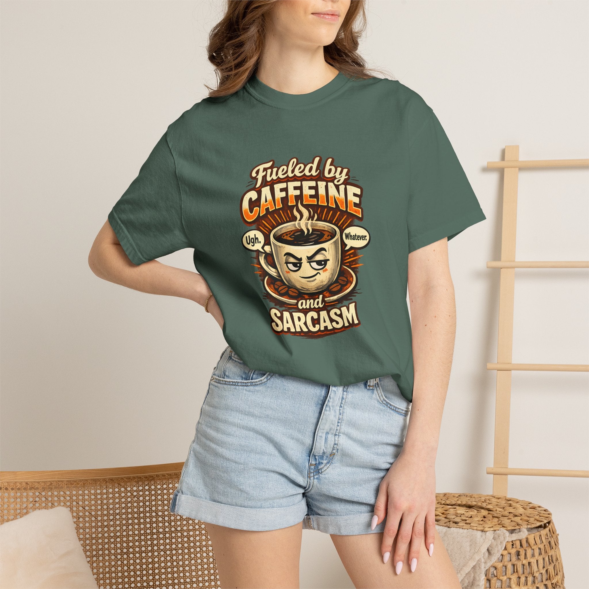 Fueled by Caffeine and Sarcasm T-Shirt