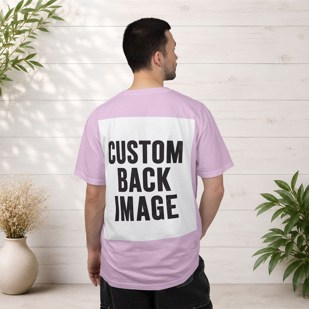 Custom Image Front And Back T-Shirt - Add Your Own Images