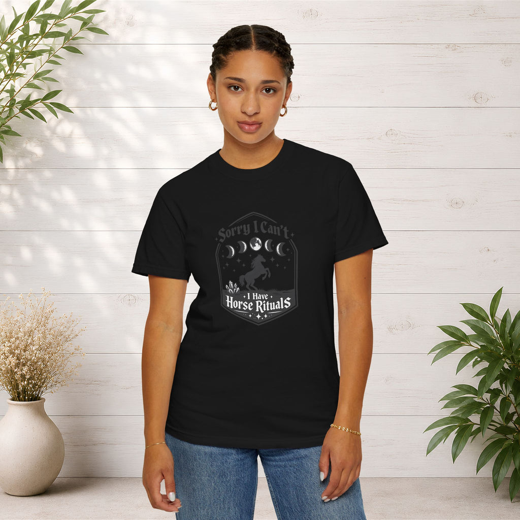 Sorry I Can't I Have Horse Rituals T-Shirt