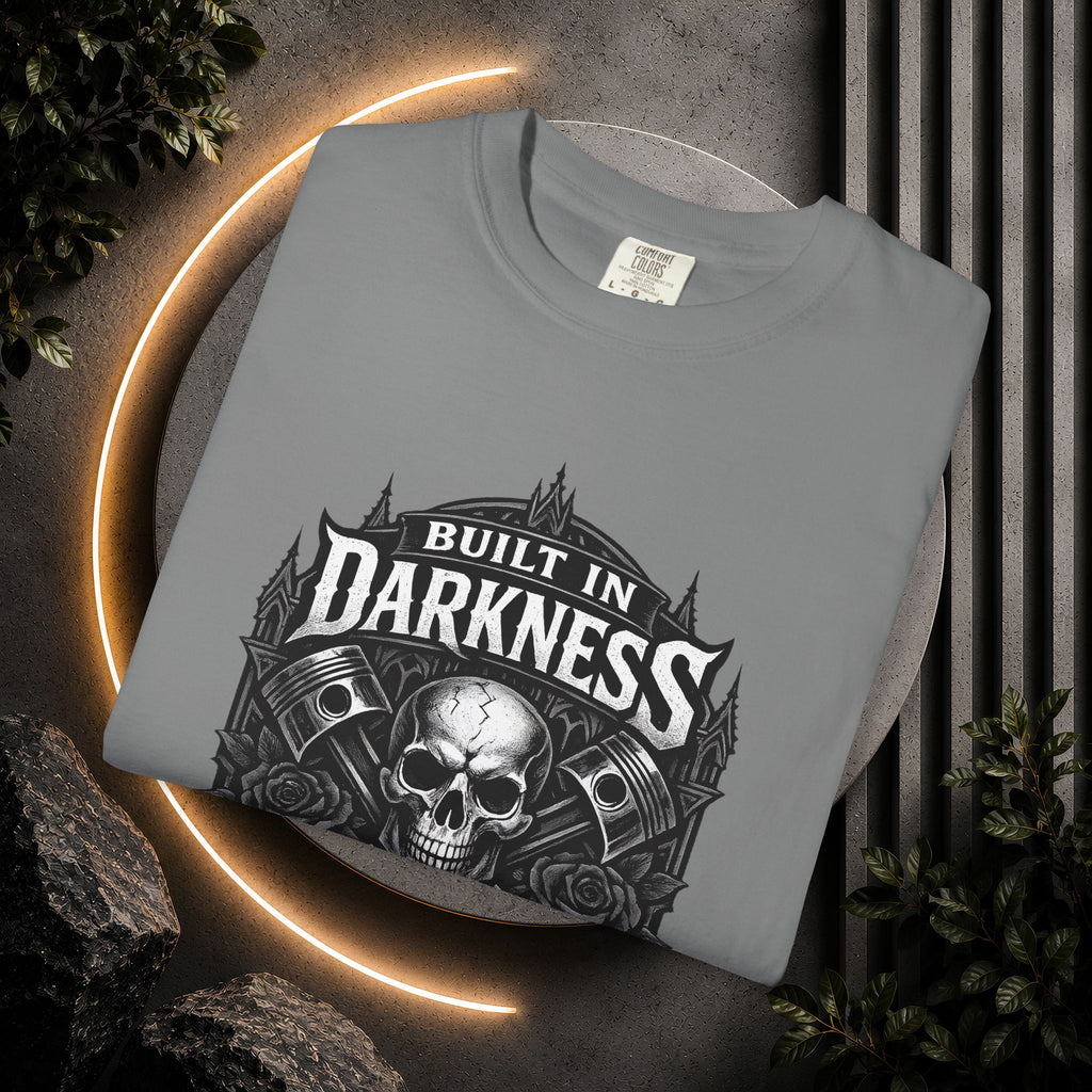 Built in Darkness Skull & Pistons T-Shirt