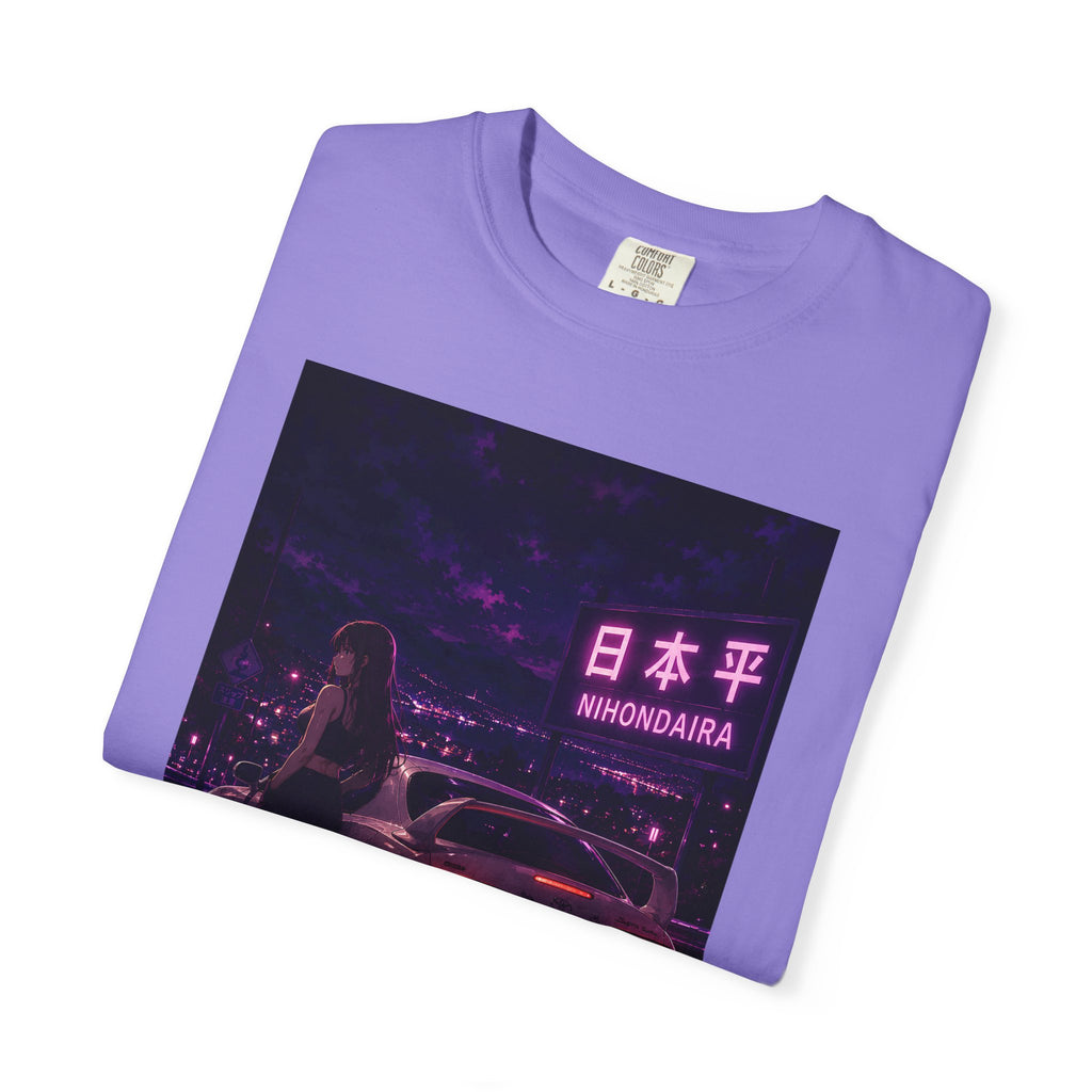 Midnight Apex Nihondaira Dreams T-shirt | Retro JDM Street Racer Anime