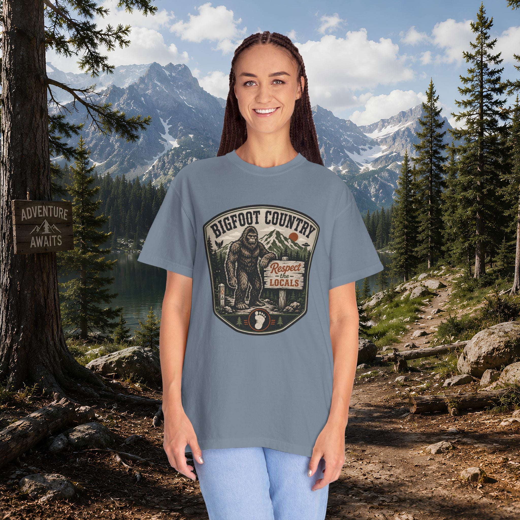 Bigfoot Country T-Shirt — Respect the Locals Outdoor Graphic Tee