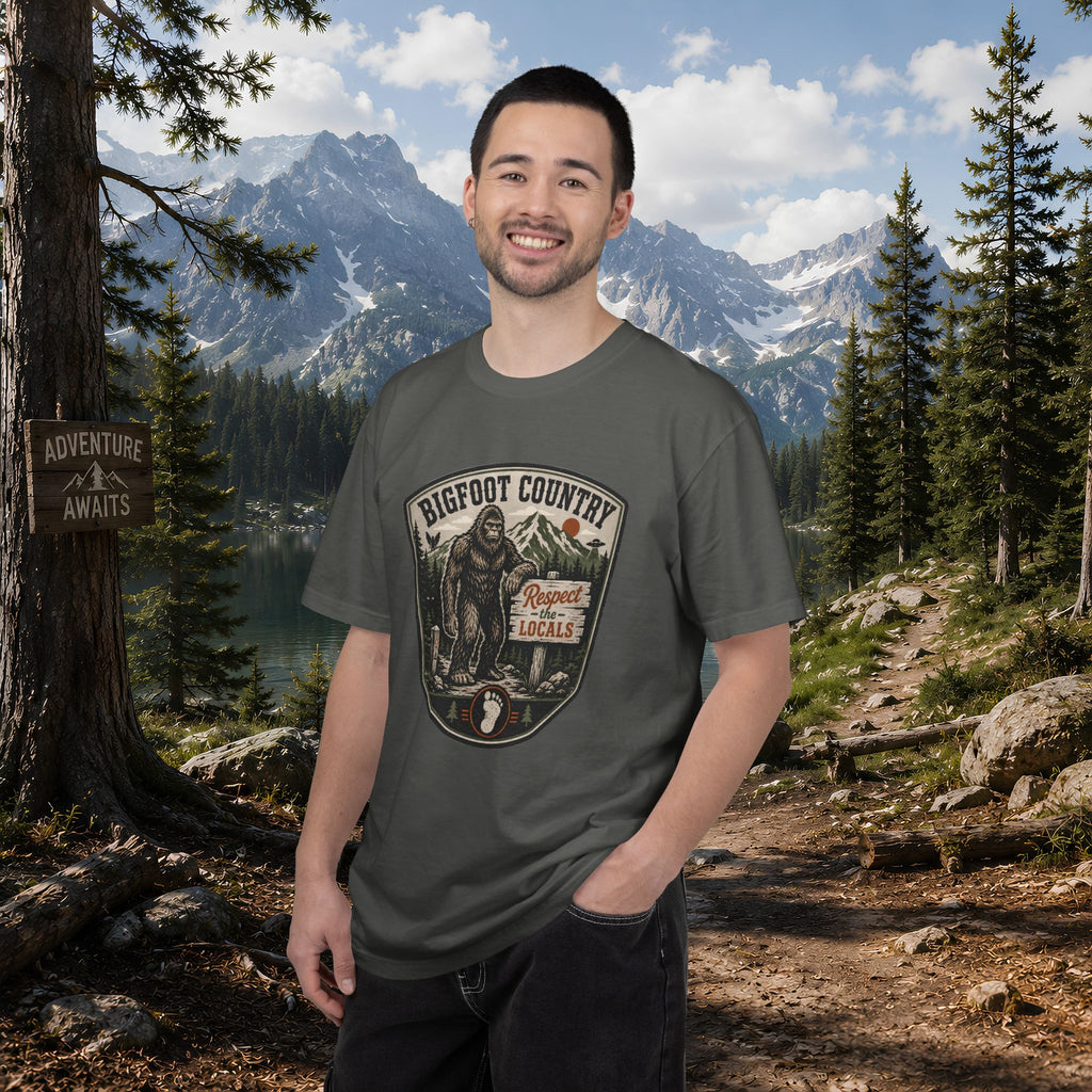 Bigfoot Country T-Shirt — Respect the Locals Outdoor Graphic Tee