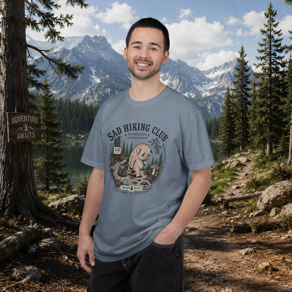 Squonk Sad Hiking Club T-Shirt — Vintage Mountain Camping Tee