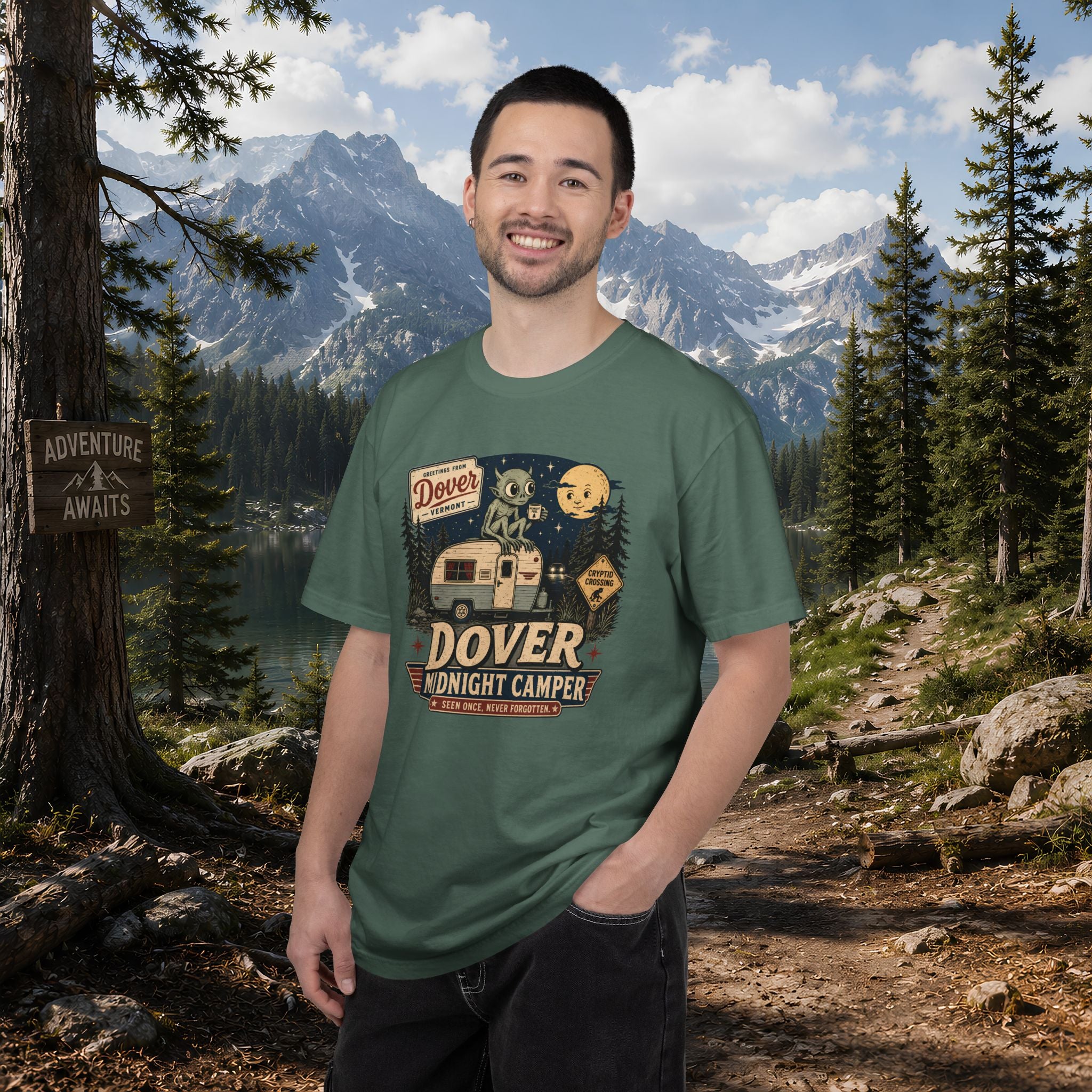 Dover Demon Midnight Camper T-Shirt — Vintage RV Camping Tee
