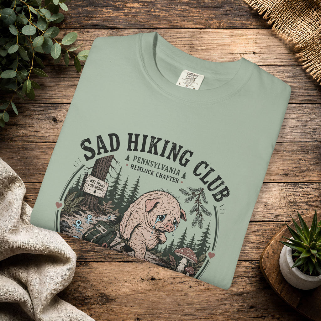 Squonk Sad Hiking Club T-Shirt — Vintage Mountain Camping Tee