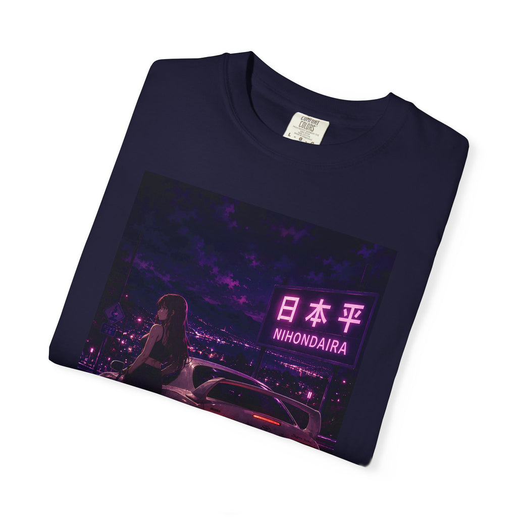 Midnight Apex Nihondaira Dreams T-shirt | Retro JDM Street Racer Anime