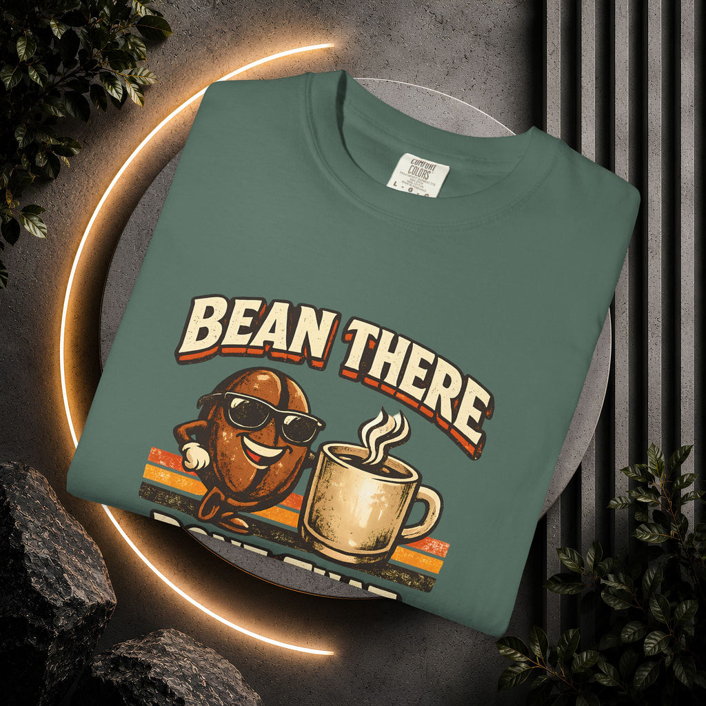 Coffee T-Shirt — "Bean There Done That" Retro Coffee Shirt